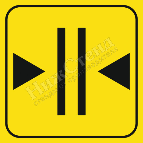 Тактильный знак кнопка лифта закрывания двери (200х200 мм)