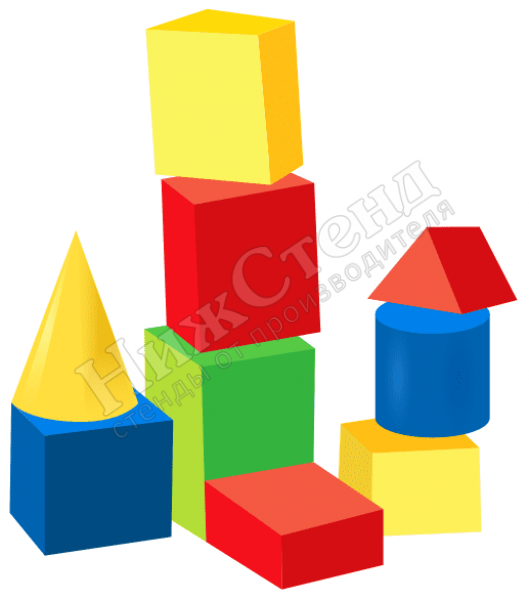 Декоративный элемент "Кубики"