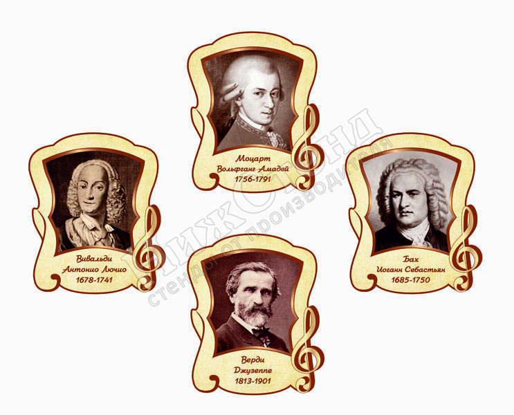 Портреты великих композиторов